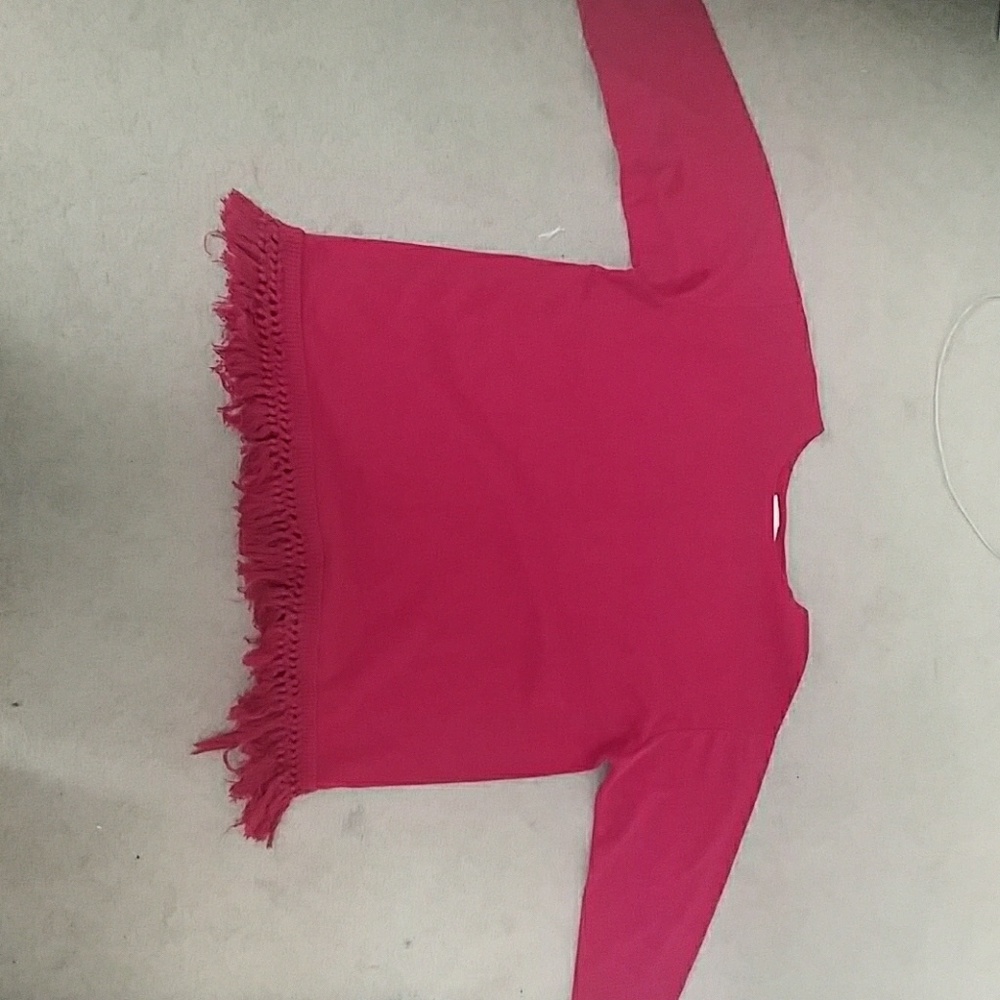 Red long sleeve shirt